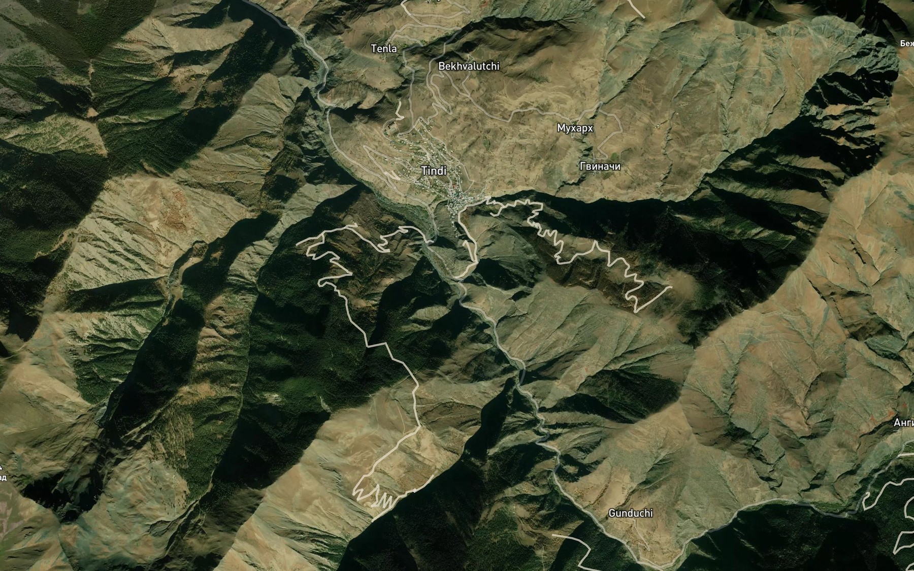 Satellite map of the Tindigaya