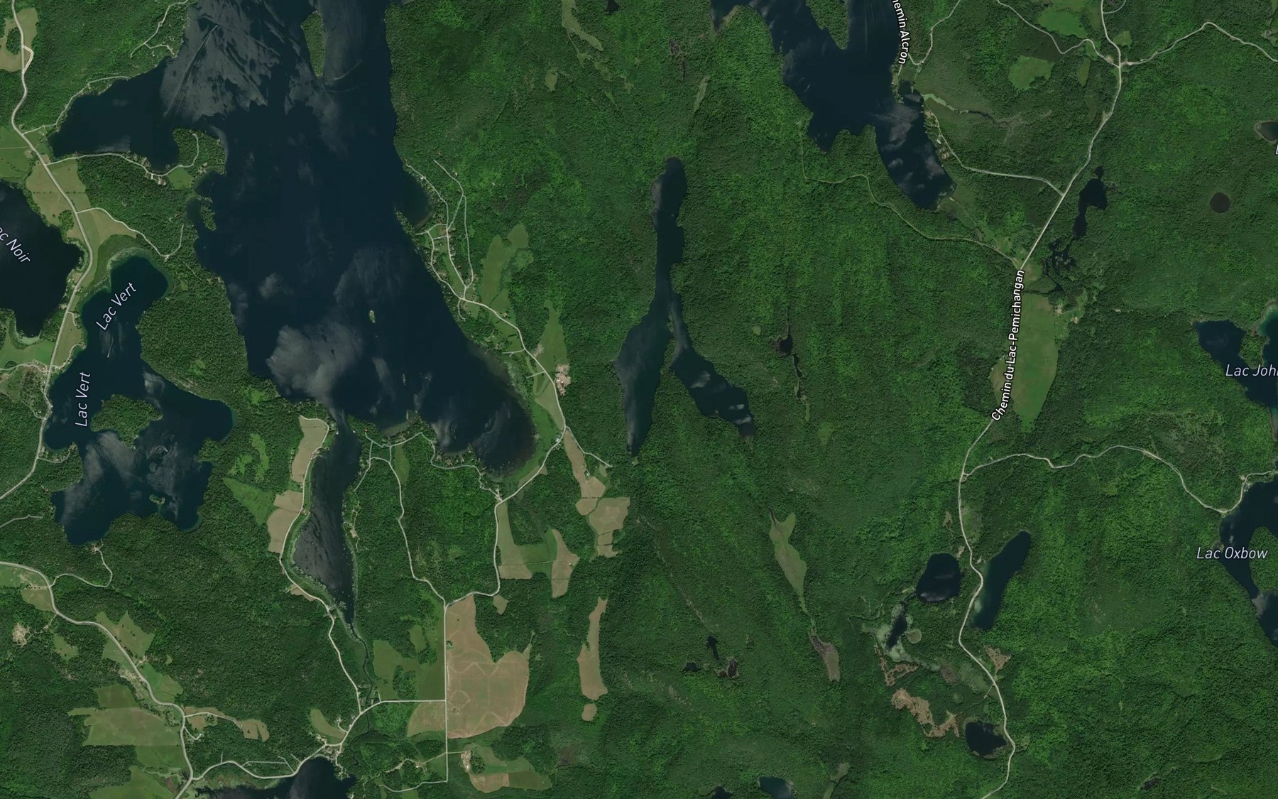 Satellite map of the Lac Long