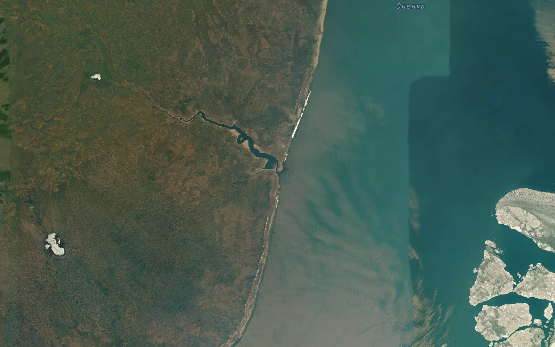 Satellite map of the Khulenga