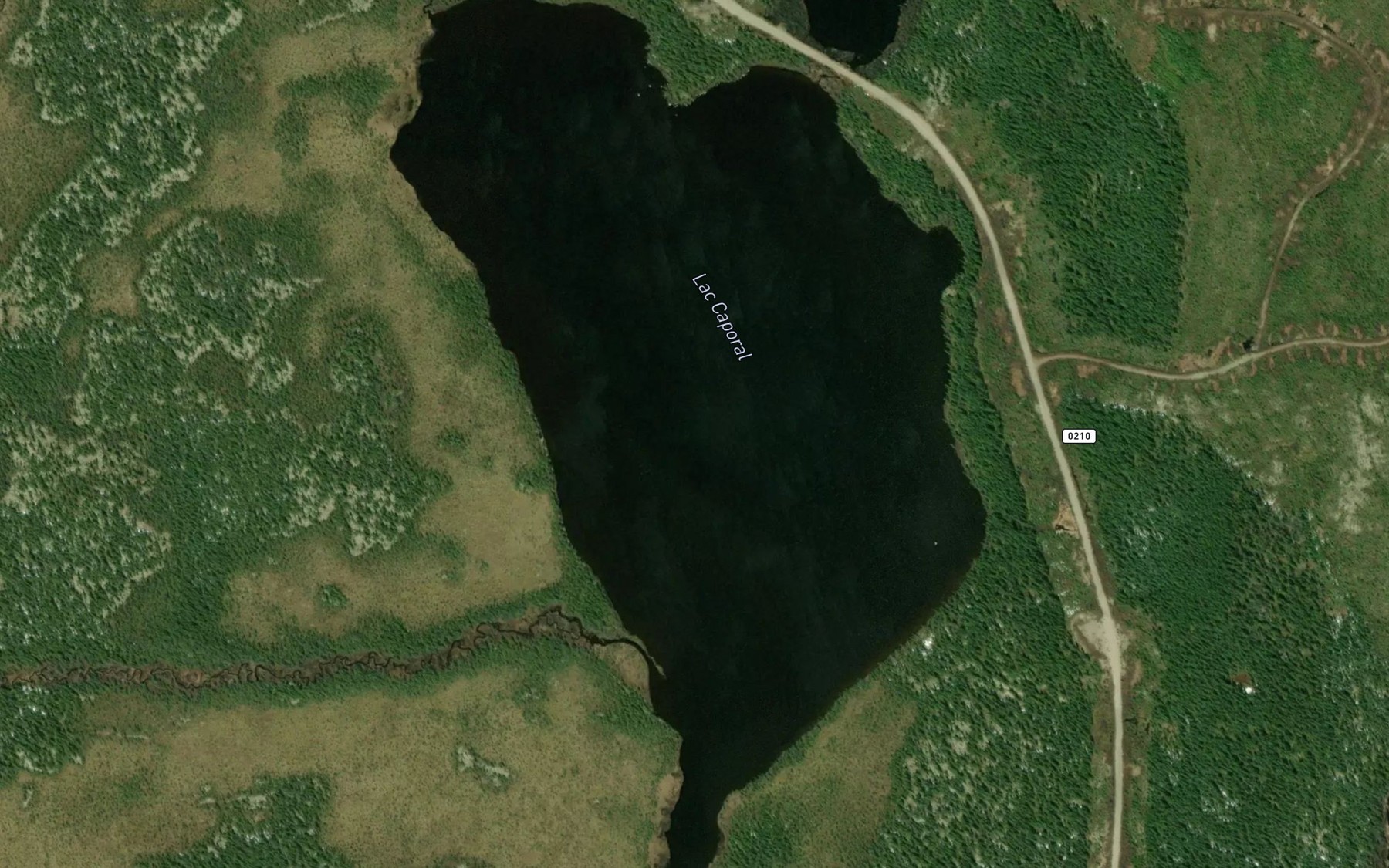 Satellite map of the Lac Caporal