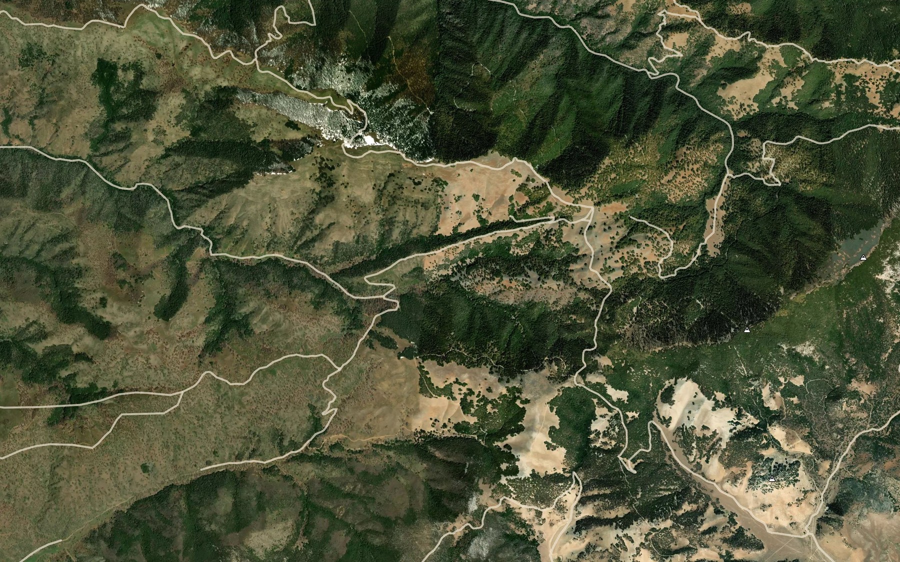 Satellite map of the Upper Araujo Spring