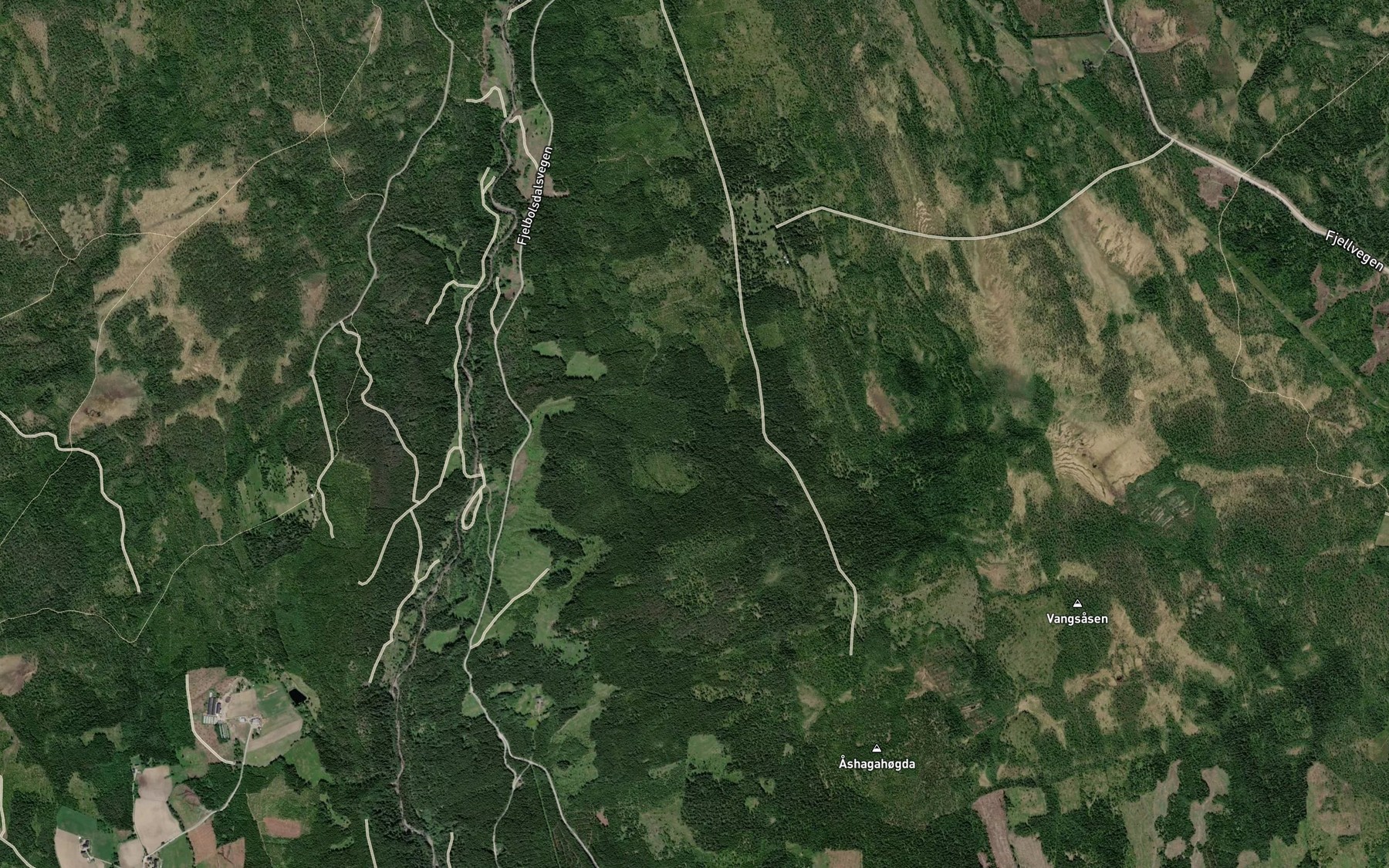 Satellite map of the Kubekken