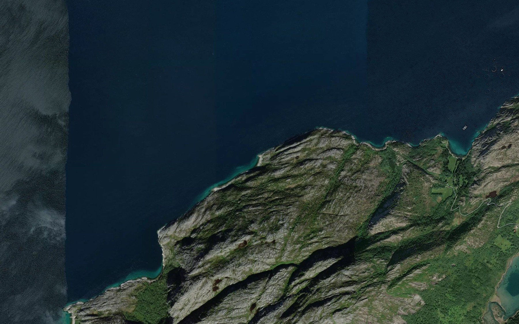 Satellite map of the Inner-Steinvika