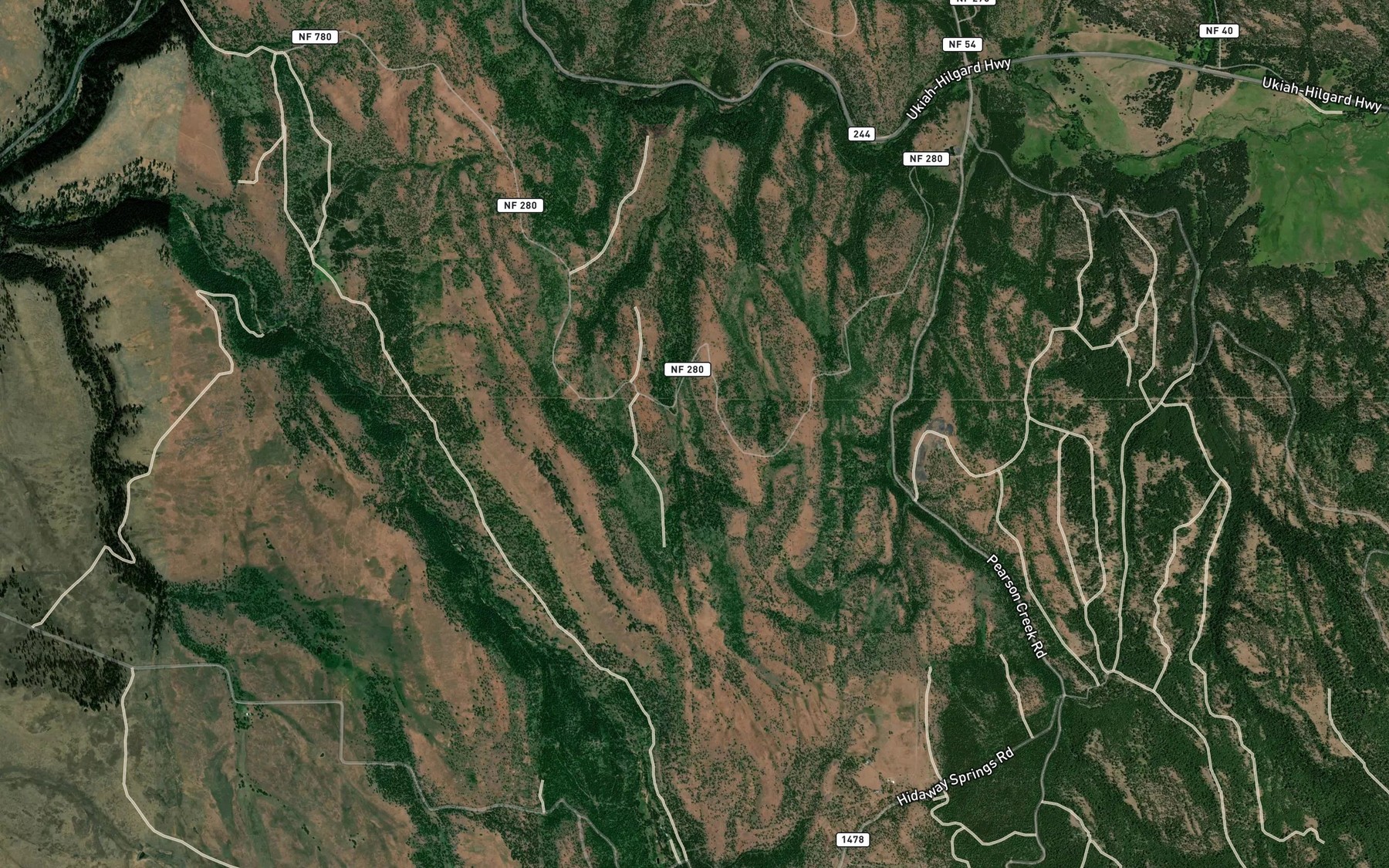 Satellite map of the Trough Spring