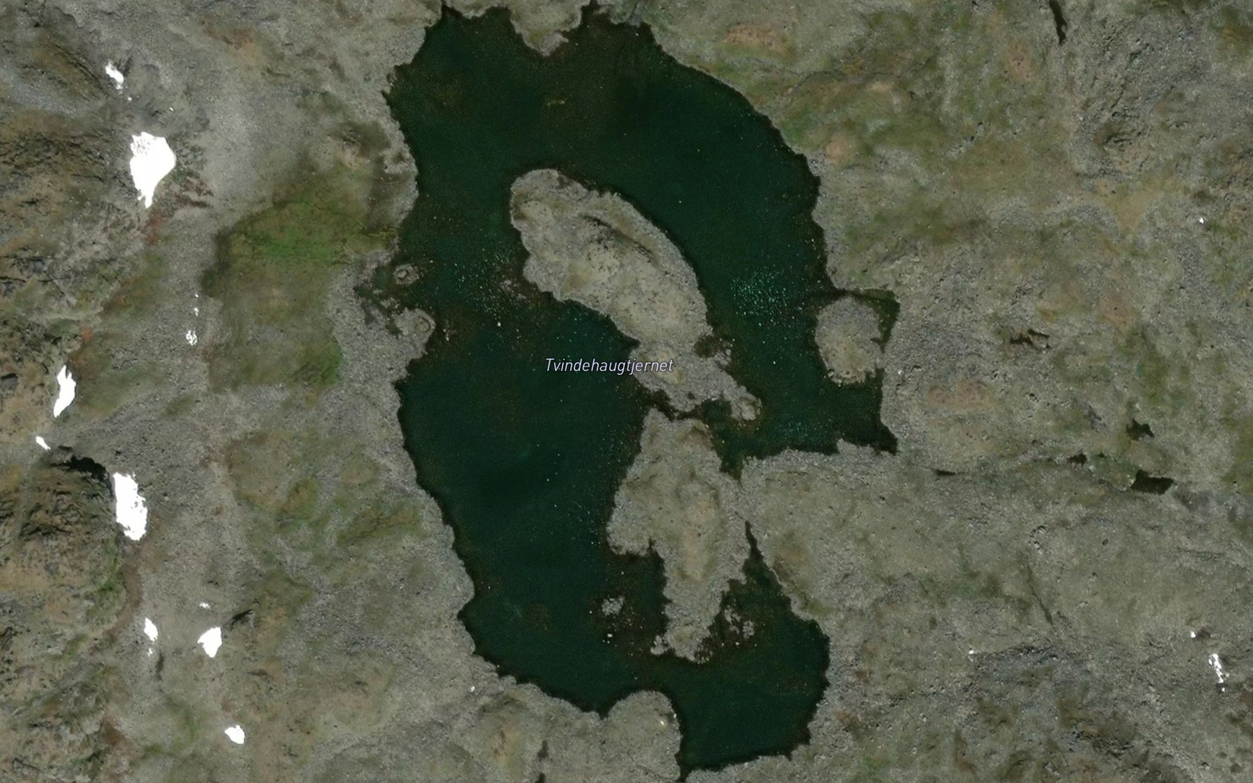 Satellite map of the Tvindehaugtjernet