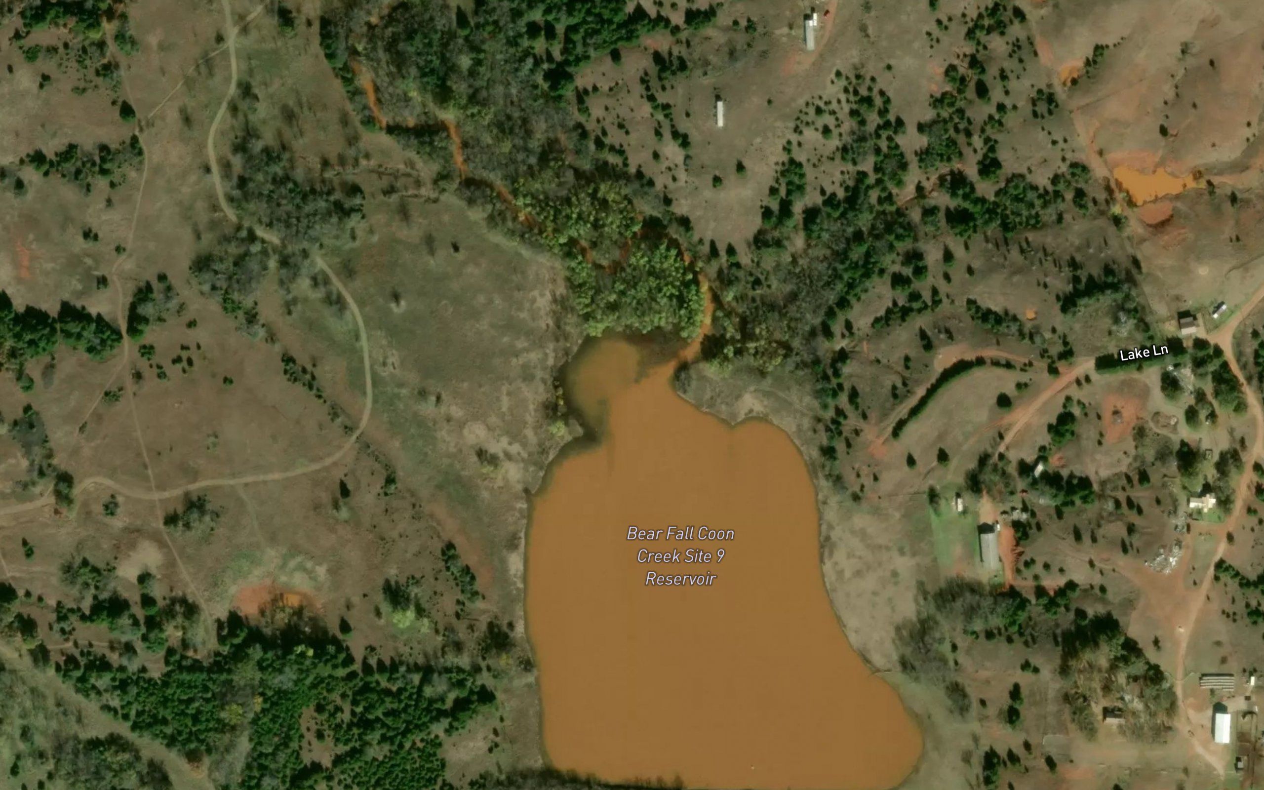 Bear Fall Coon Creek Site 9 Reservoir