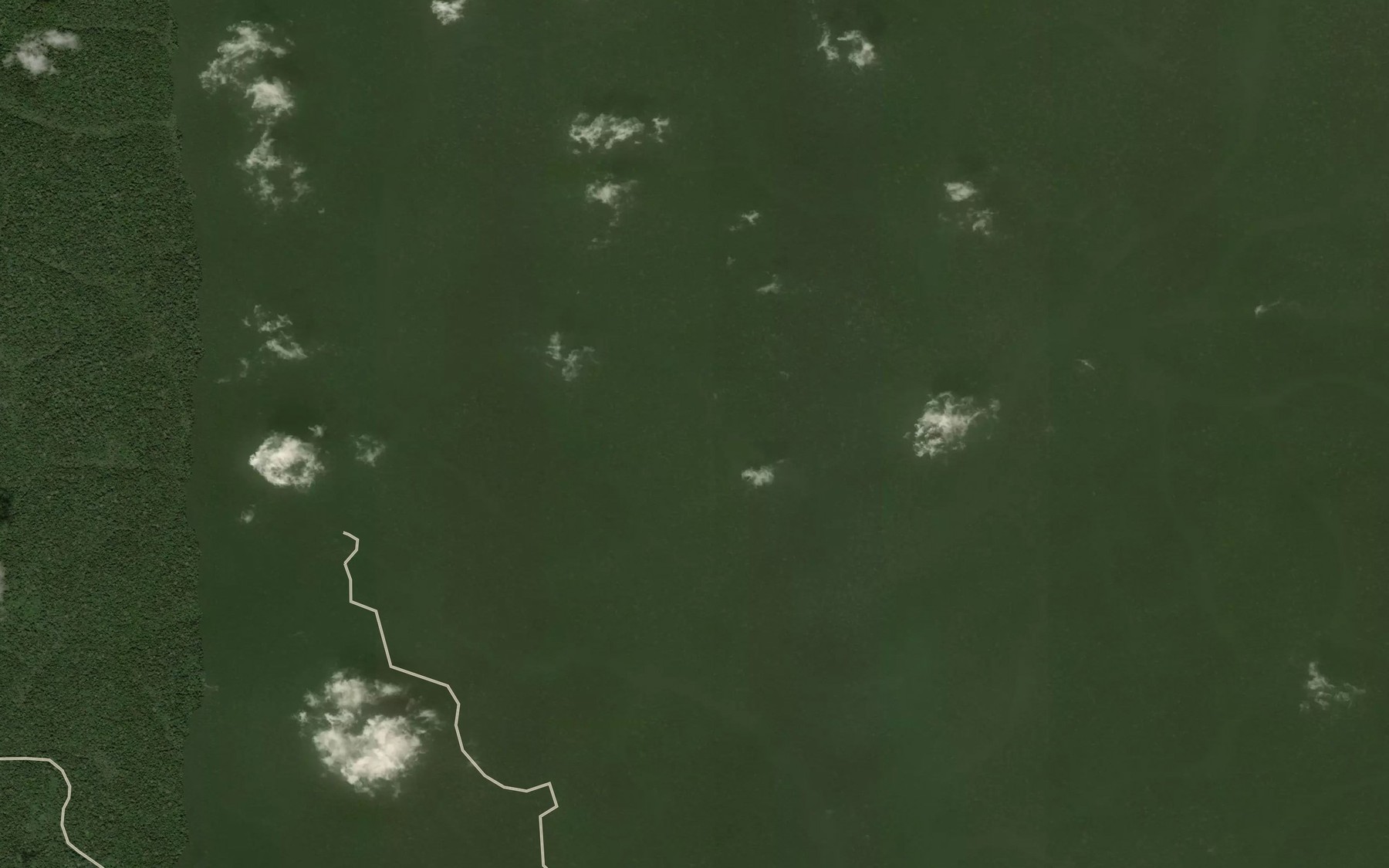 Satellite map of the Ebo