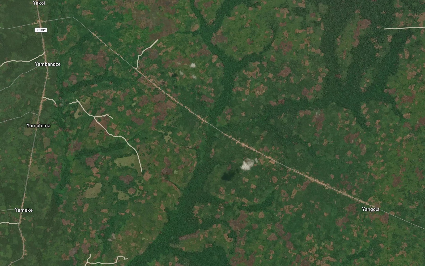Satellite map of the Lisingi
