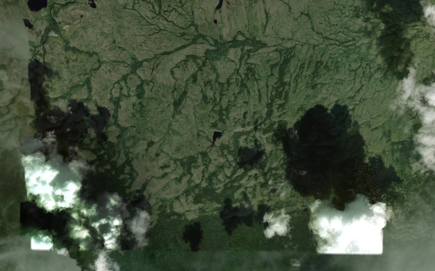 Satellite map of the Lac Kanatamishunaniu