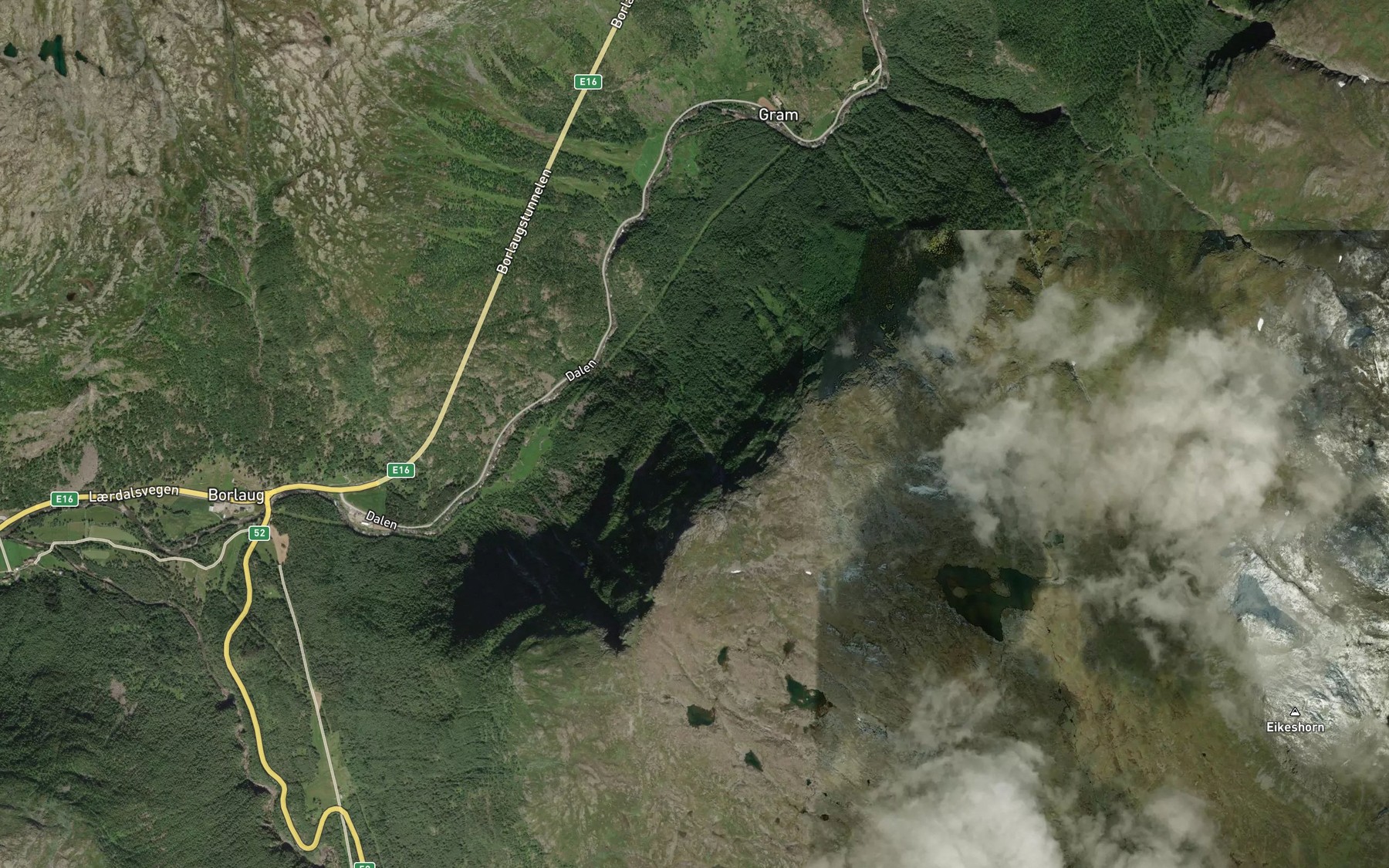 Satellite map of the Svinekleivgrovi