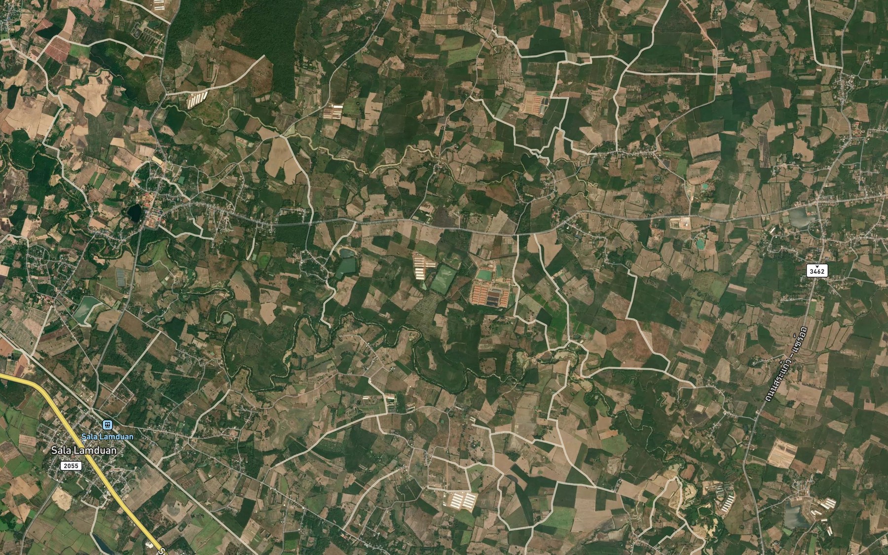 Satellite map of the Nong Pi Khong
