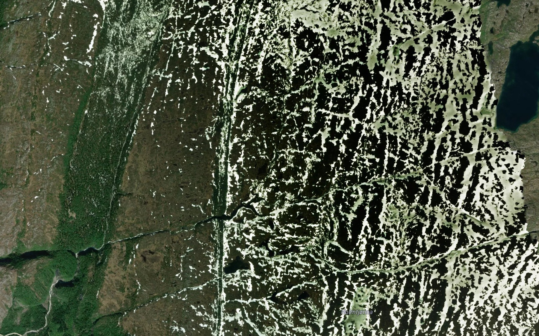 Satellite map of the Risryggbekken