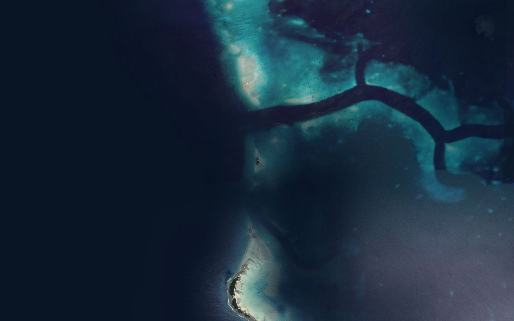 Satellite map of the Central Channel