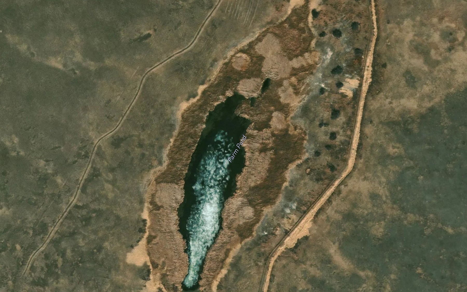 Satellite map of the Farm Pond