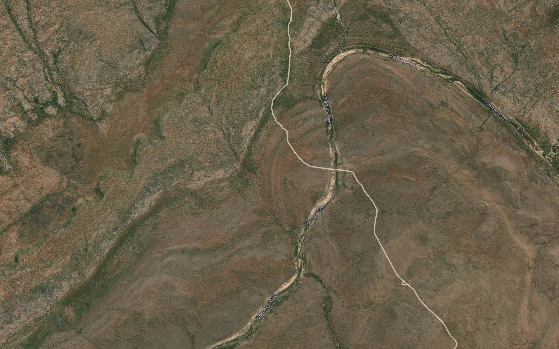 Satellite map of the Blythe Creek