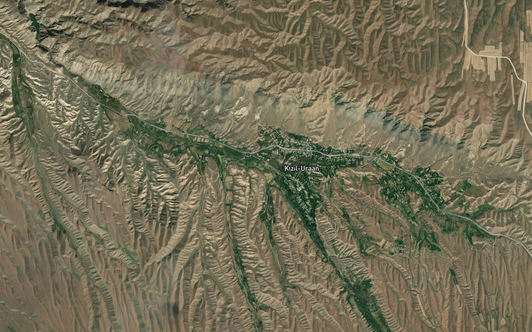 Satellite map of the Tar-Tuluk