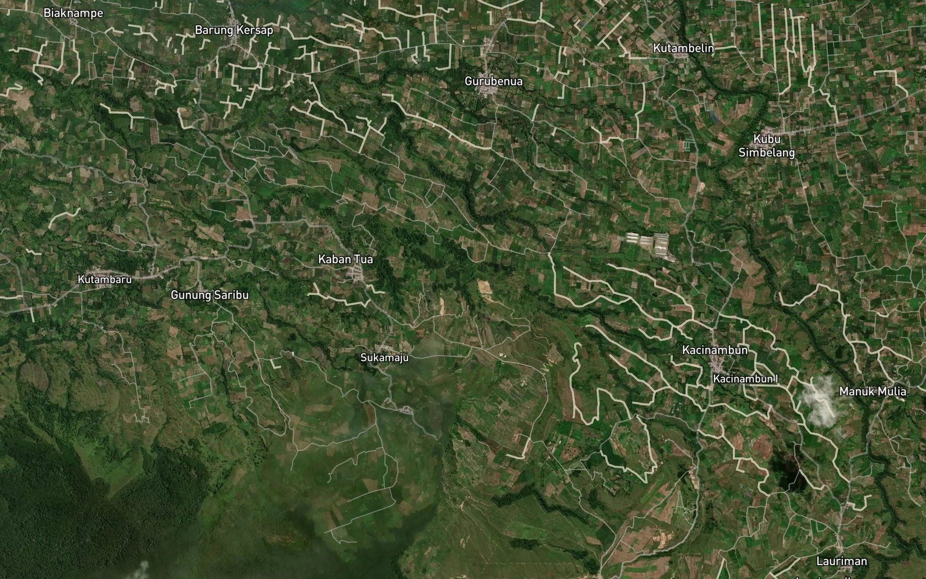 Satellite map of the Lau Cibulan
