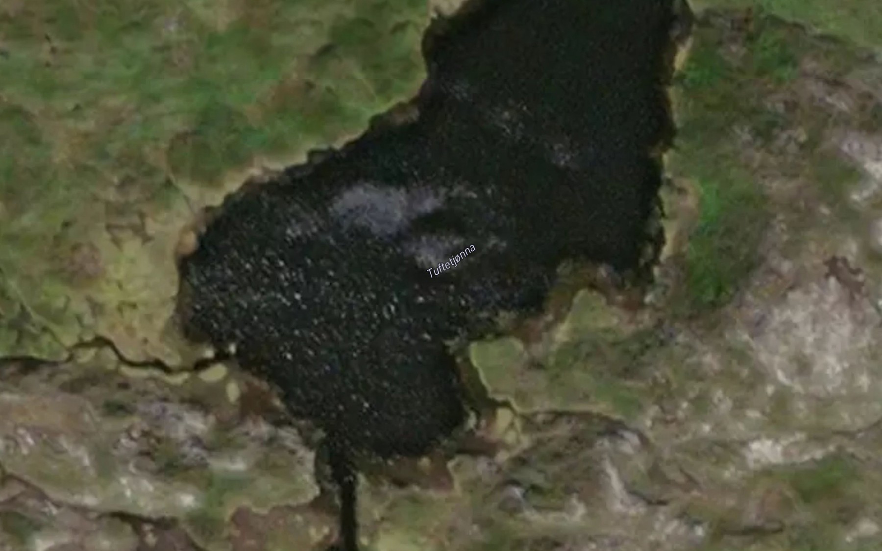 Satellite map of the Tuftetjonna