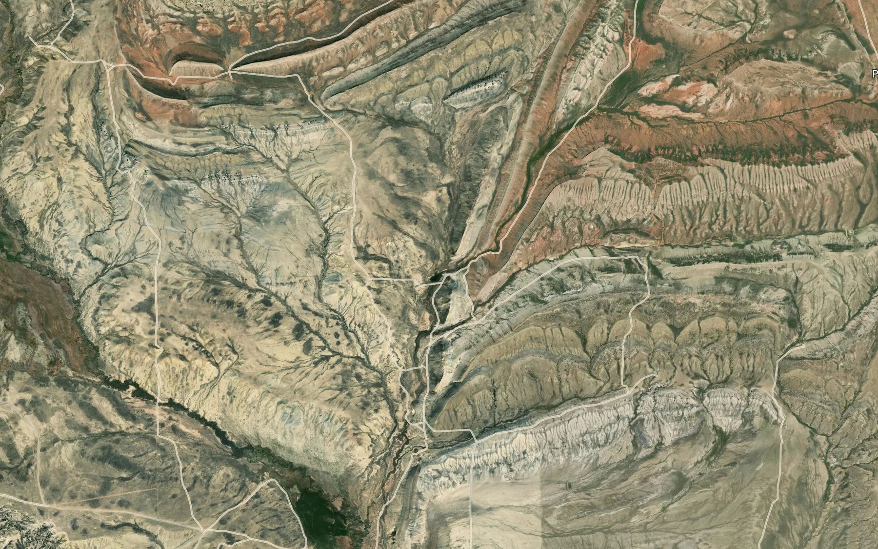 Satellite map of the Hay Slough