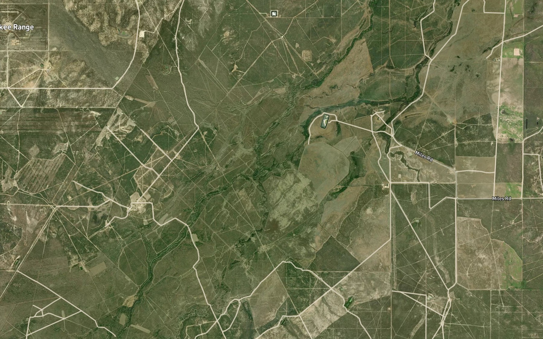 Satellite map of the Outside Slue