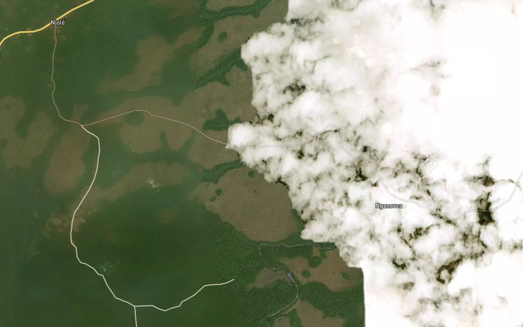 Satellite map of the Nobol