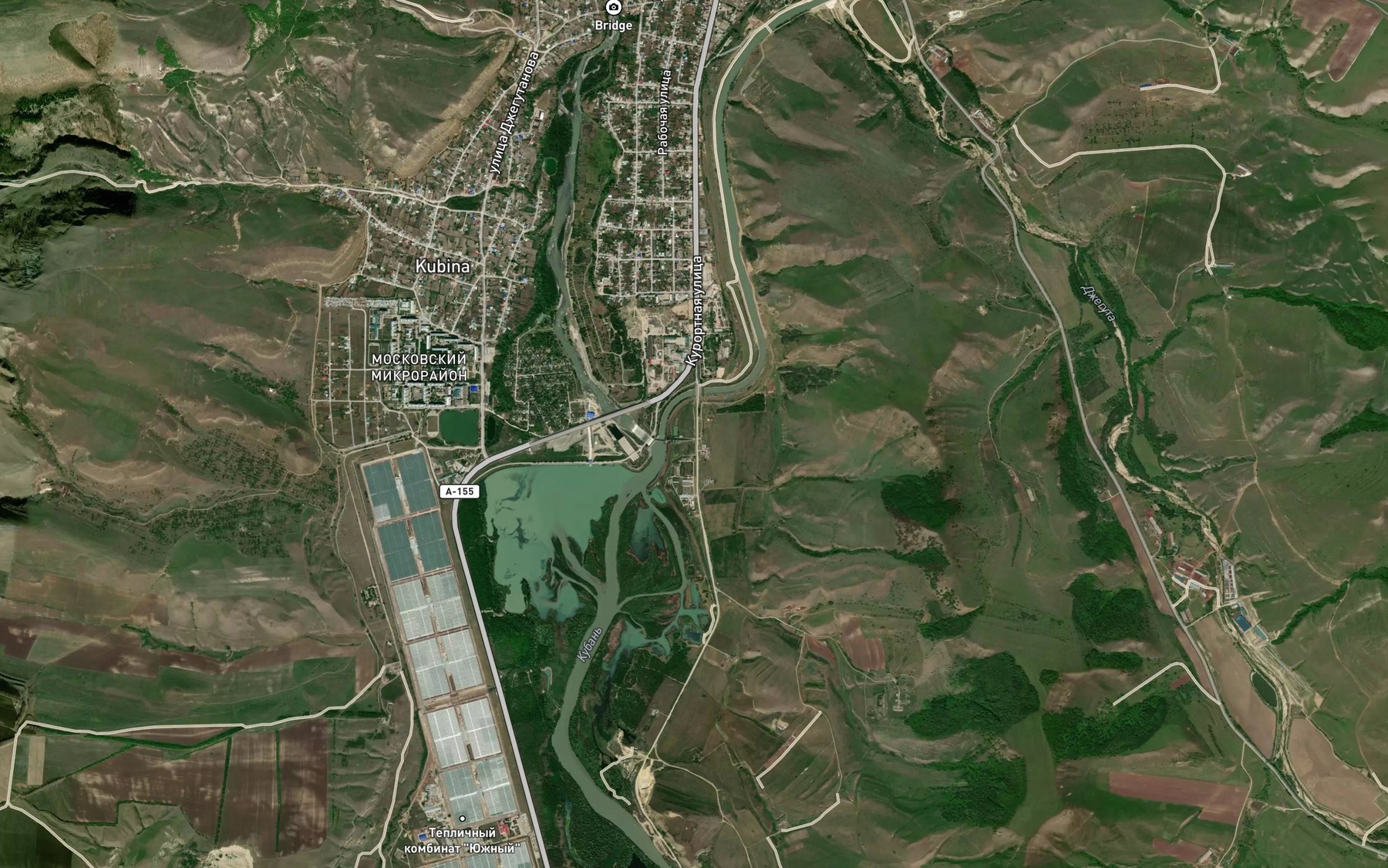 Satellite map of the Bol'shoy Stavropol'skiy Kanal