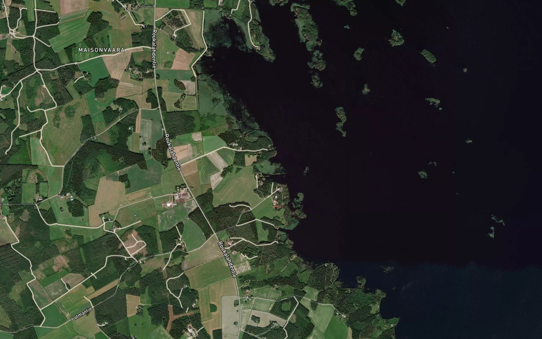 Satellite map of the Kelkonlahti