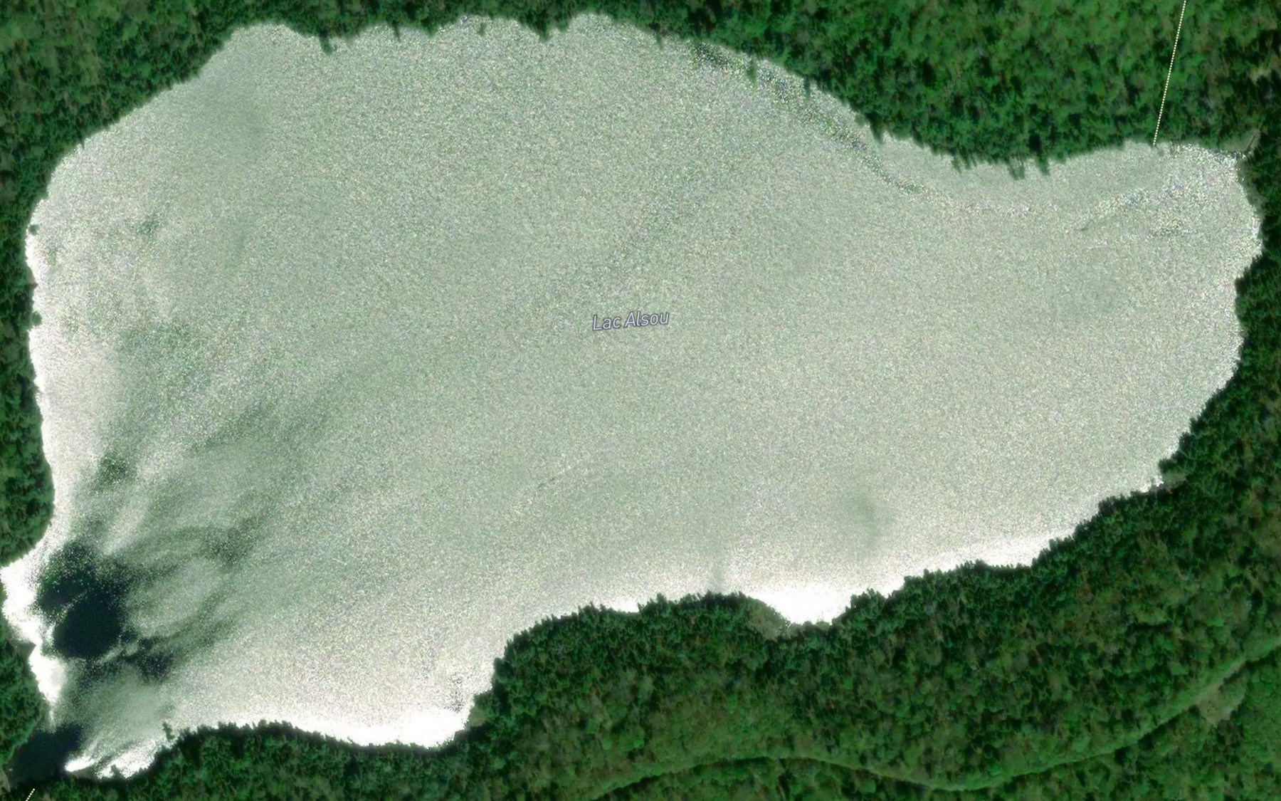 Satellite map of the Lac Alsou