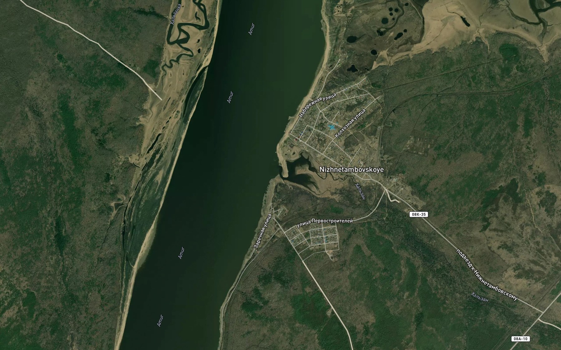 Satellite map of the Khal'zan