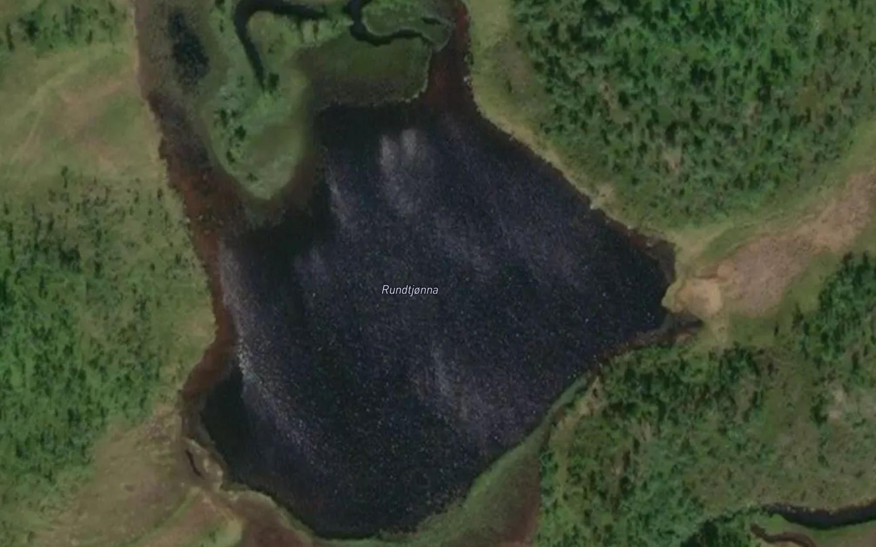 Satellite map of the Rundtjorna