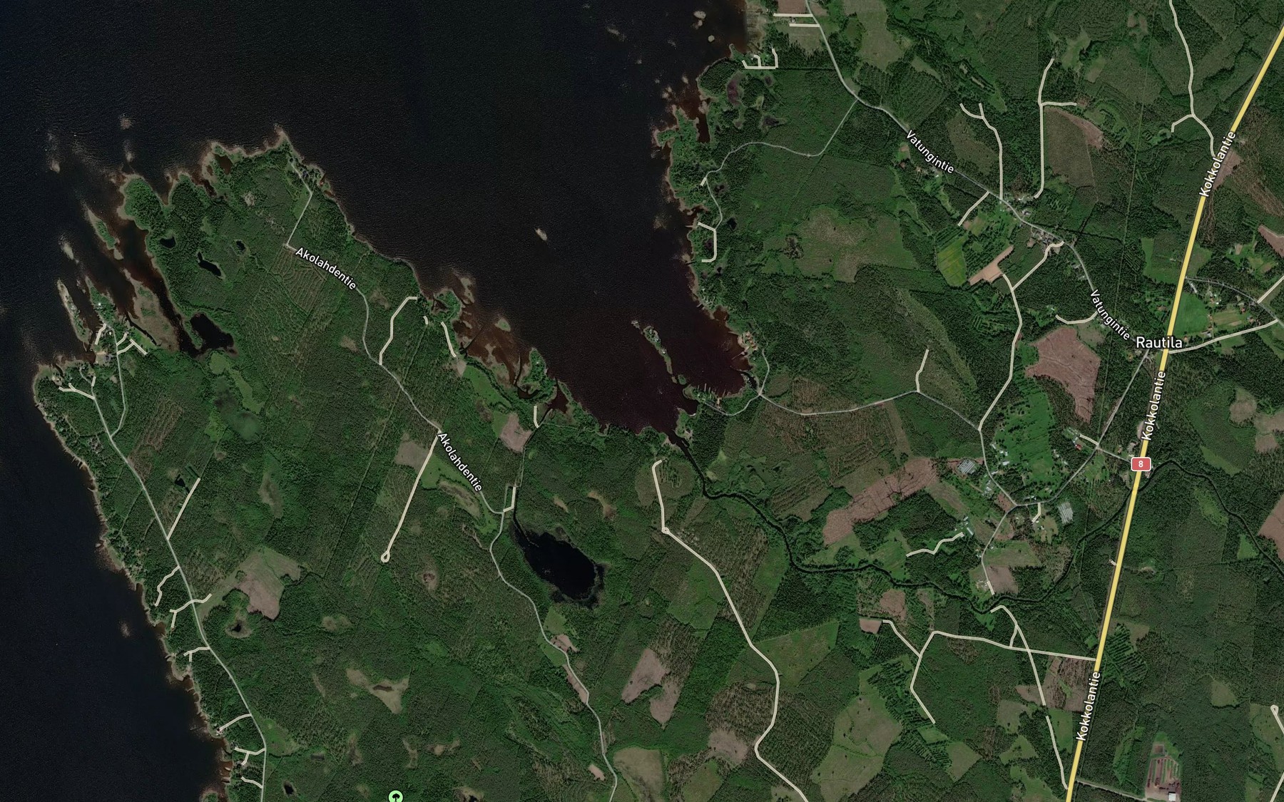 Satellite map of the Pontionjoki