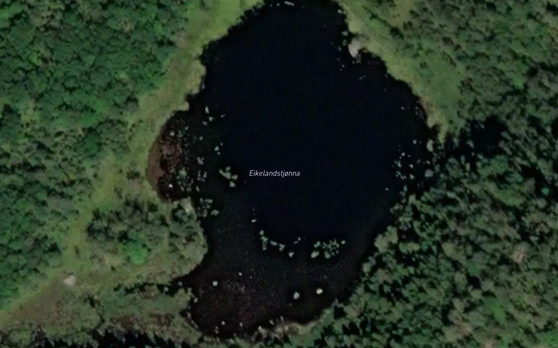 Satellite map of the Eikelandstjonna