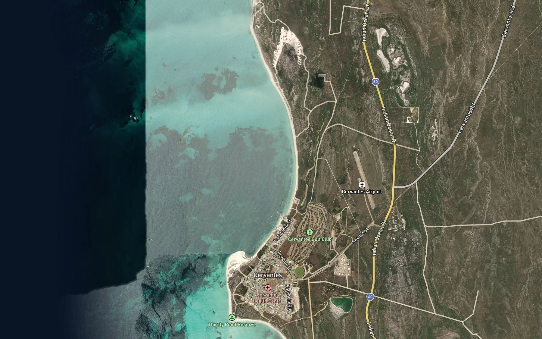 Satellite map of the Wealacutta Pool