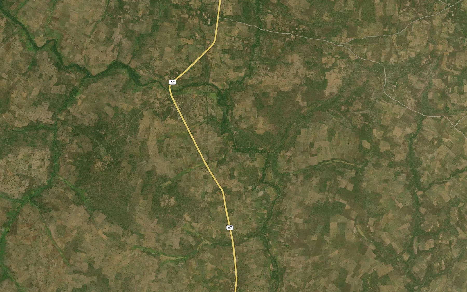Satellite map of the River Jandoman