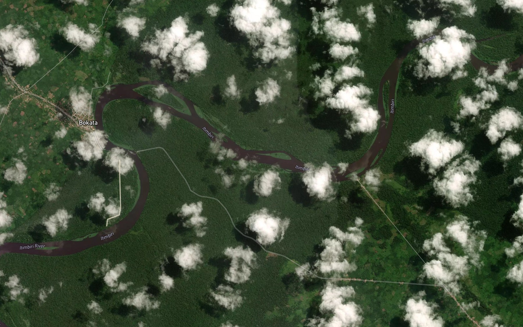 Satellite map of the Itukolo
