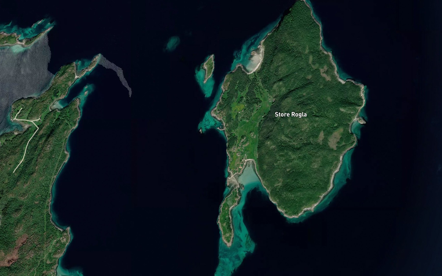 Satellite map of the Jektvika