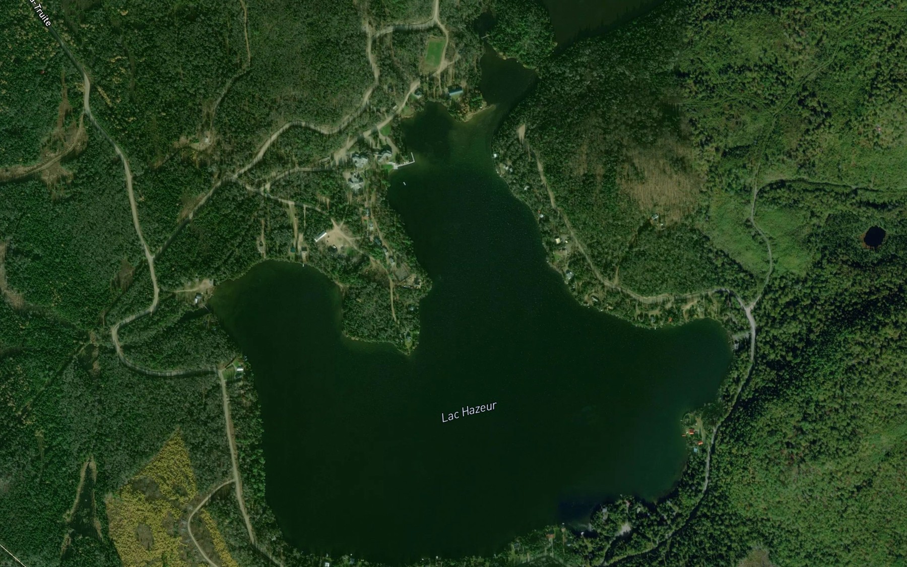 Satellite map of the Lac a la Truite