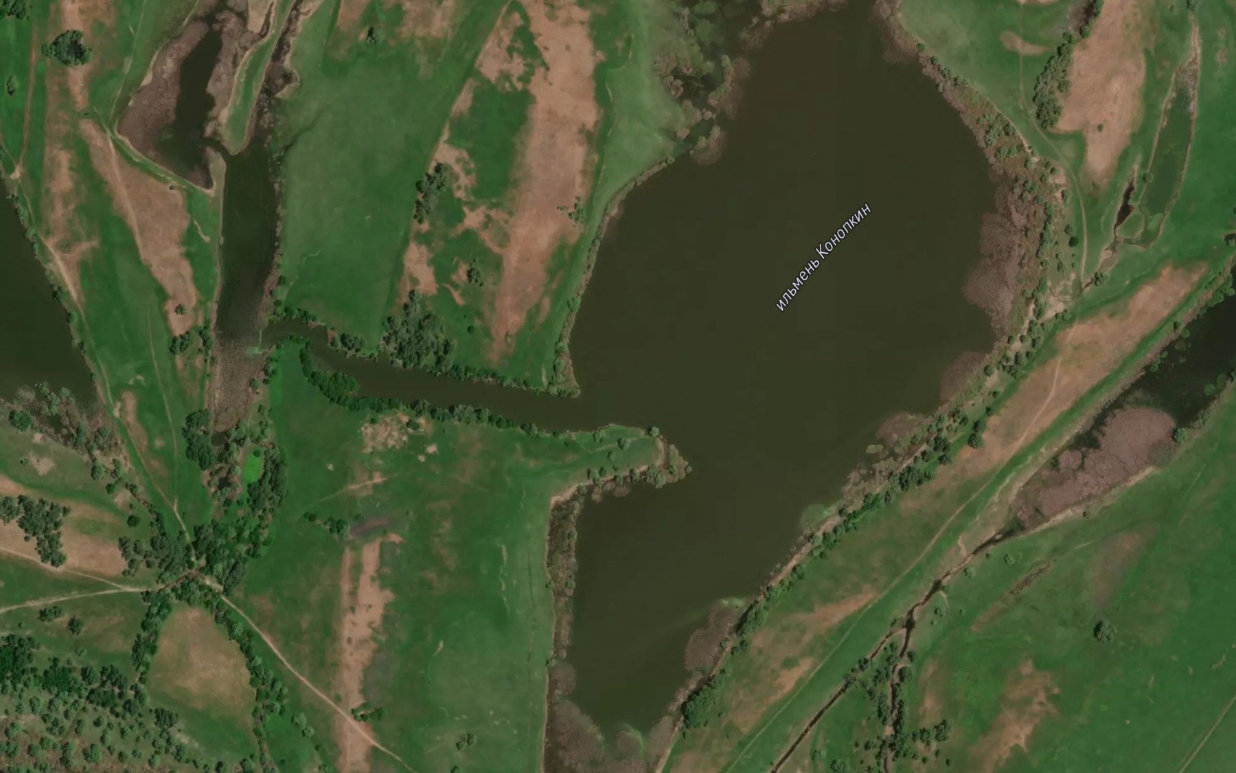 Satellite map of the Il'men' Konopkin
