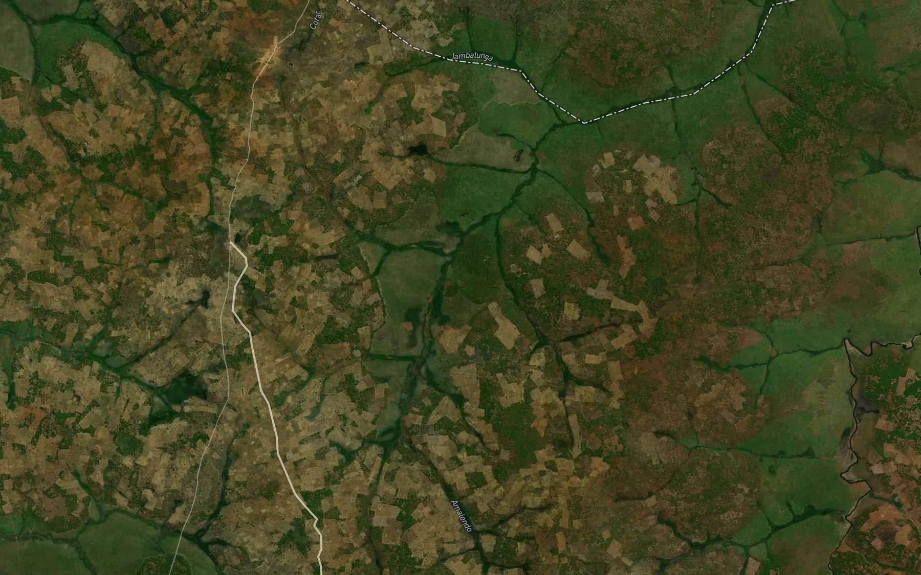 Satellite map of the Caraale
