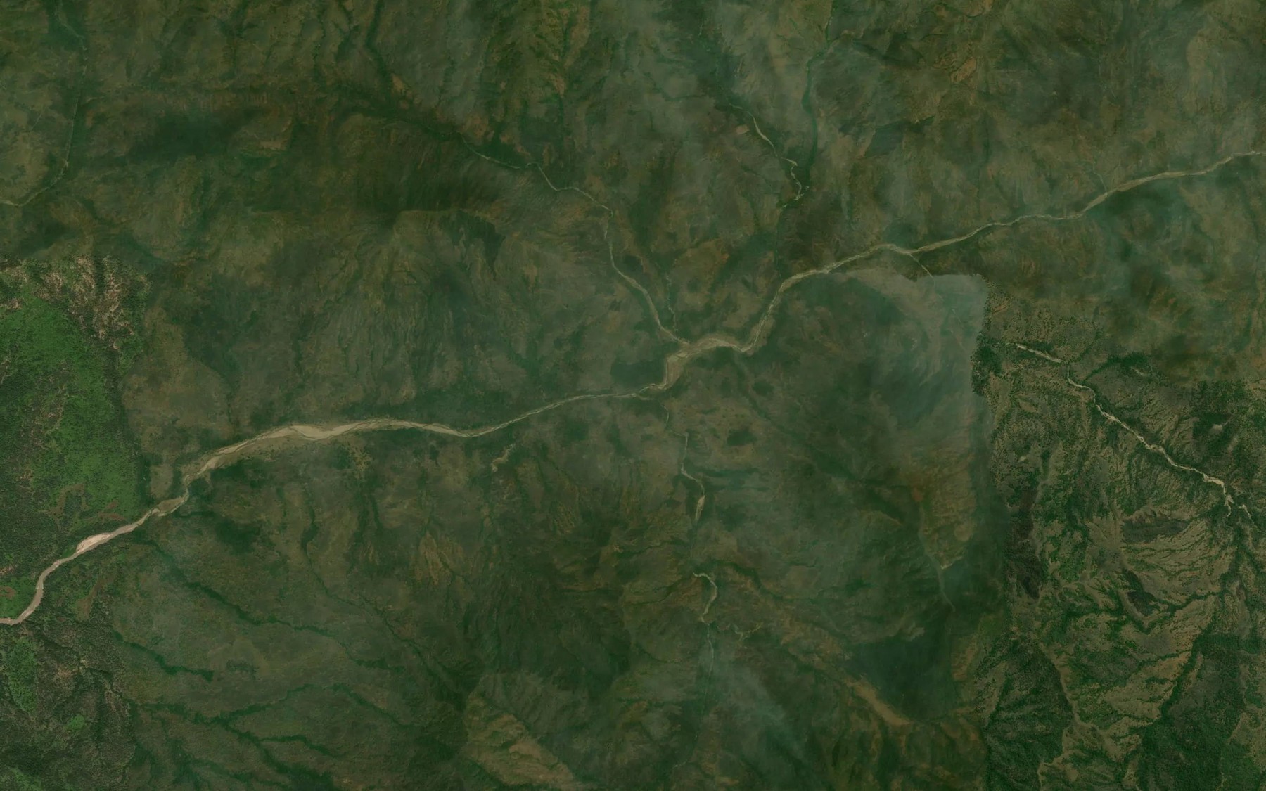 Satellite map of the River Wakilim