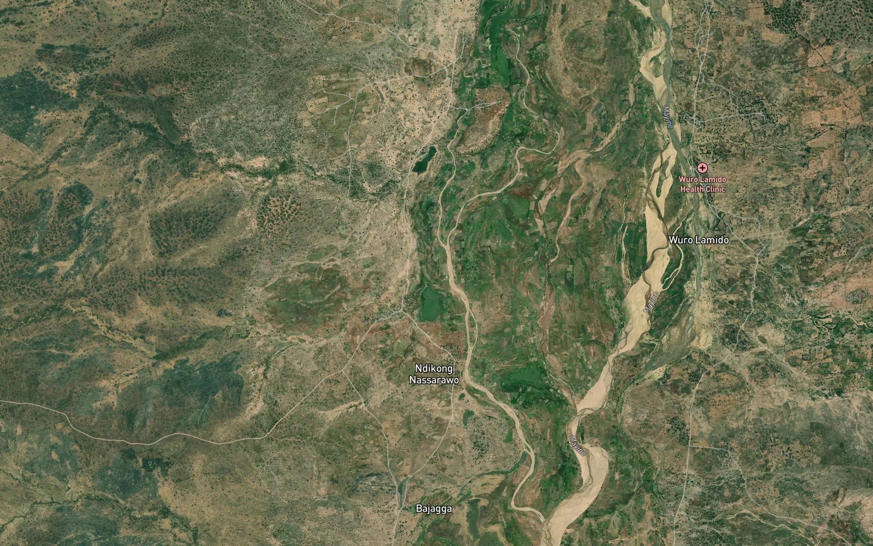 Satellite map of the Mayel Jigaje