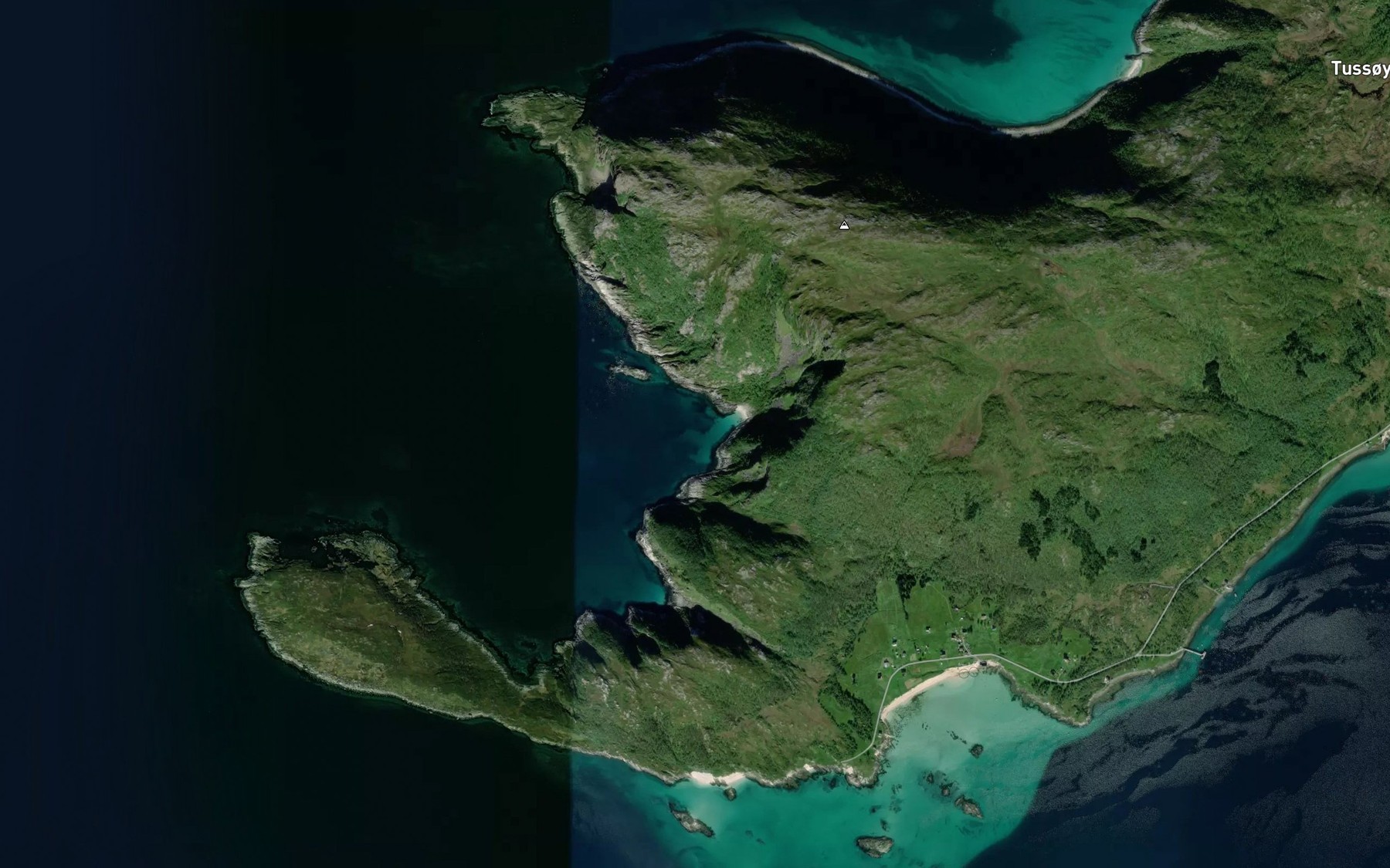 Satellite map of the Stokkvika