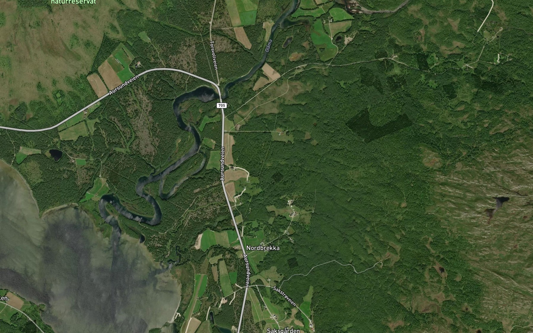 Satellite map of the Jo Estensenbekken