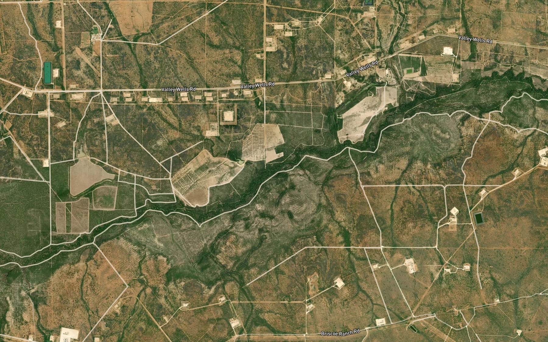 Satellite map of the Ritchie Reservoir