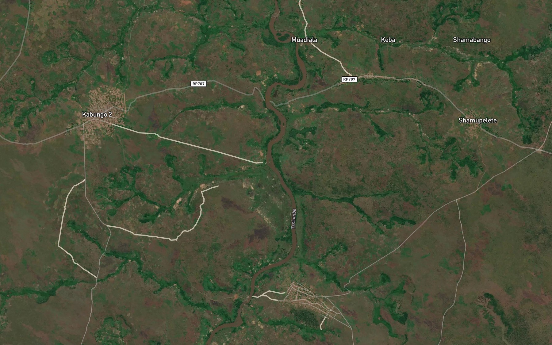 Satellite map of the Kalipunga
