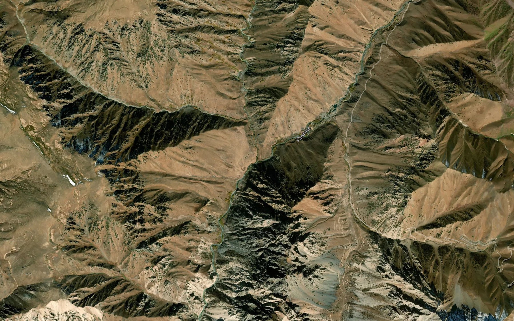 Satellite map of the Tokmak-Saldy