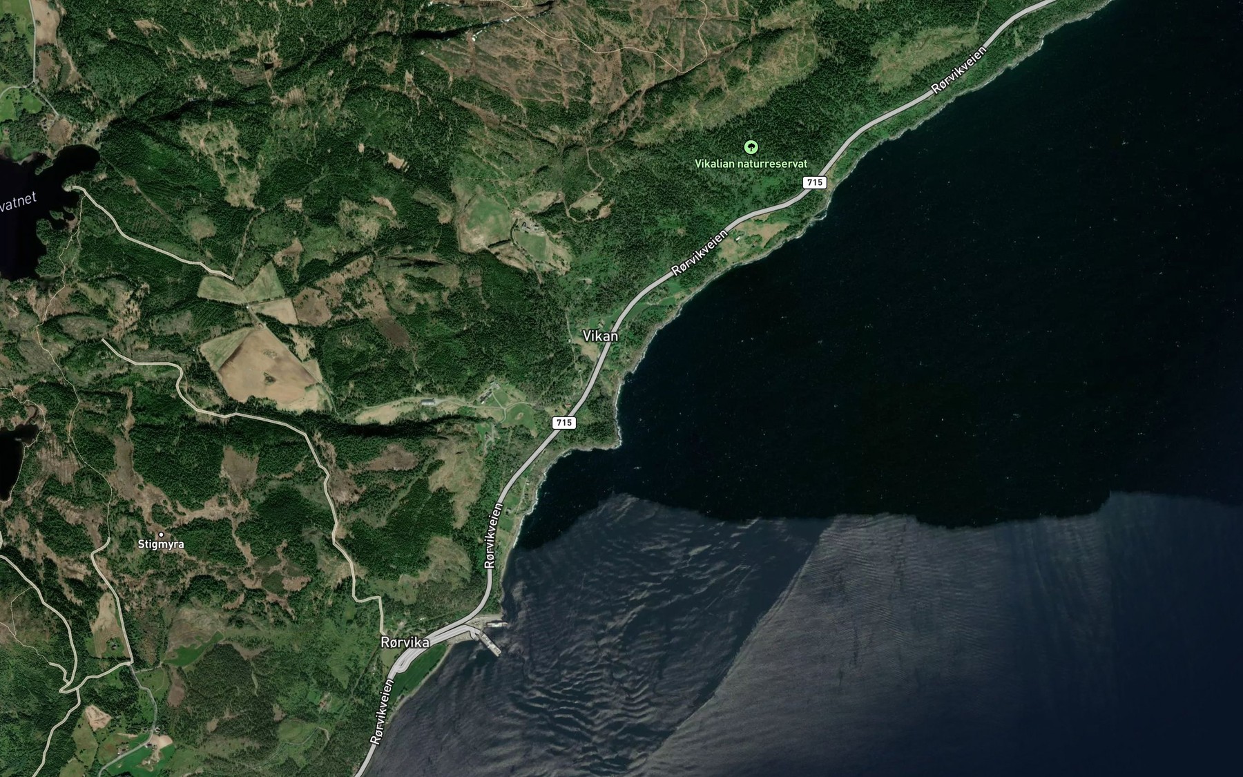 Satellite map of the Kuppulvika