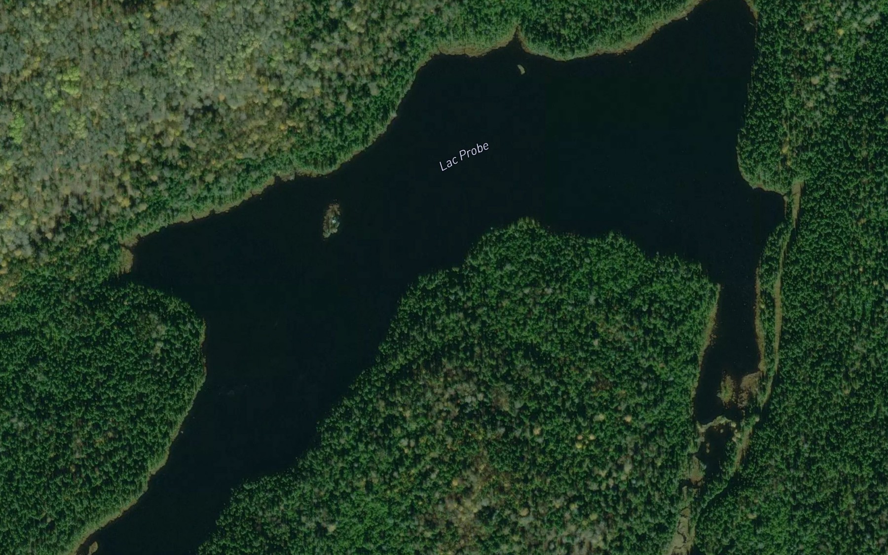 Satellite map of the Lac Probe