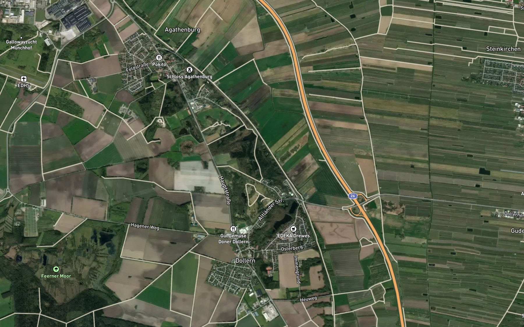 Satellite map of the Buschteich