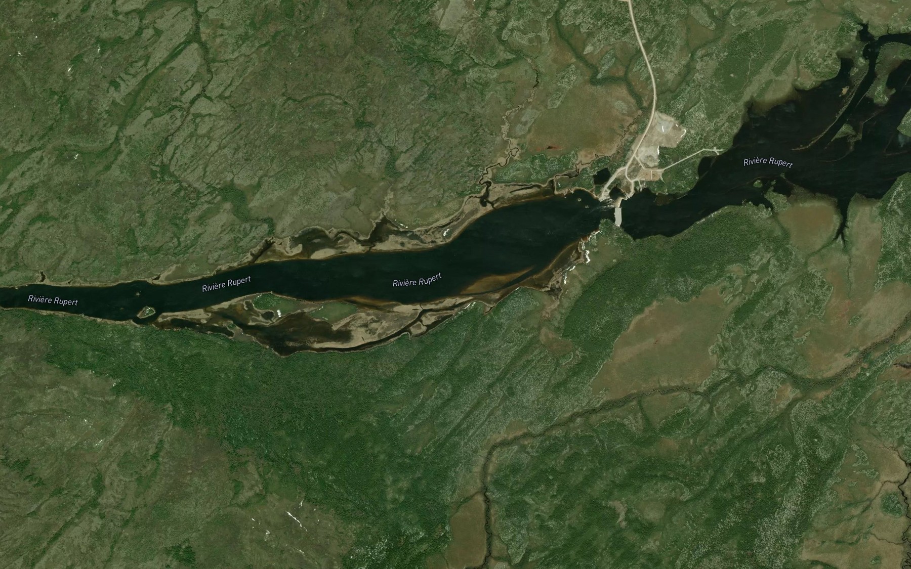 Satellite map of the Ruisseau Natwaschun